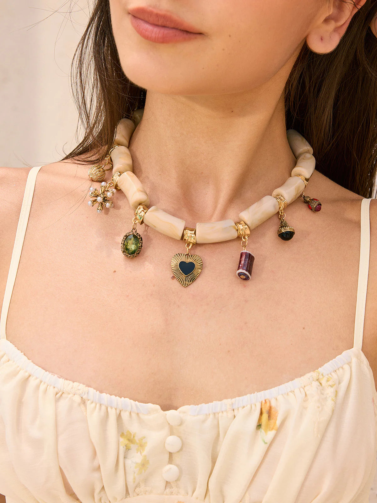 Pendant Beaded Necklace