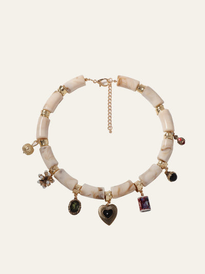 Pendant Beaded Necklace