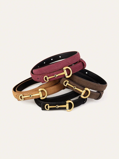 Horsebit Buckle Belt