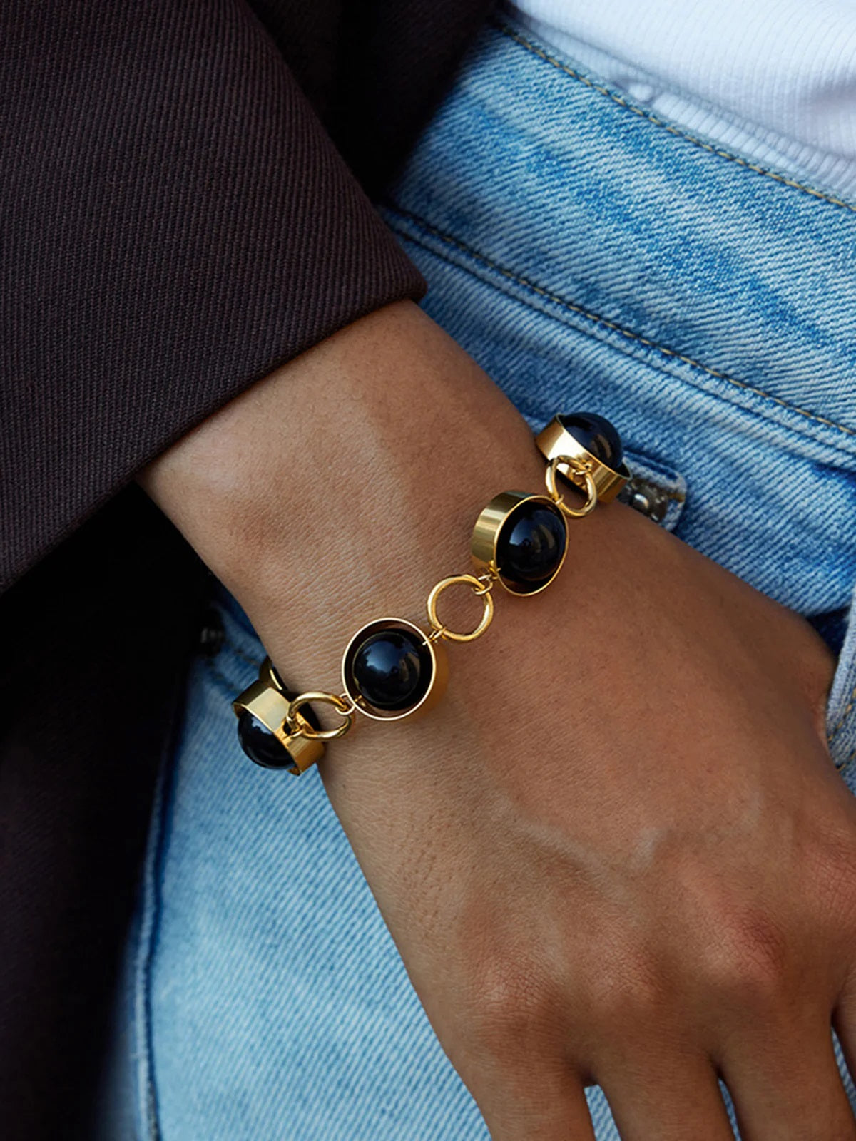 Rotatable Toggle-Clasp Bracelet