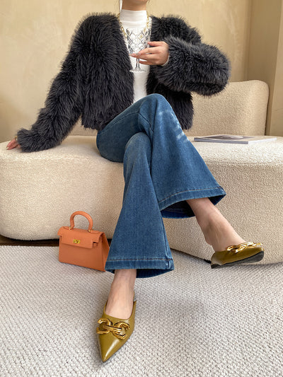 Sophia Classic Flared High-Waisted Jeans