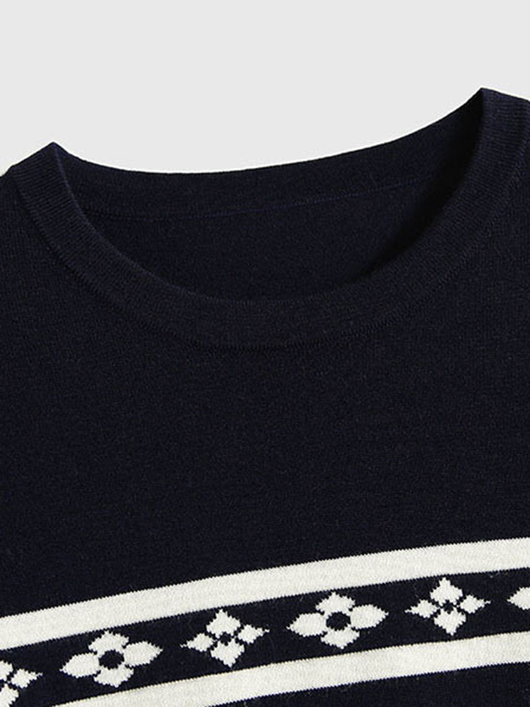 Destiny Casual Crew Neck Loose Knitted Top
