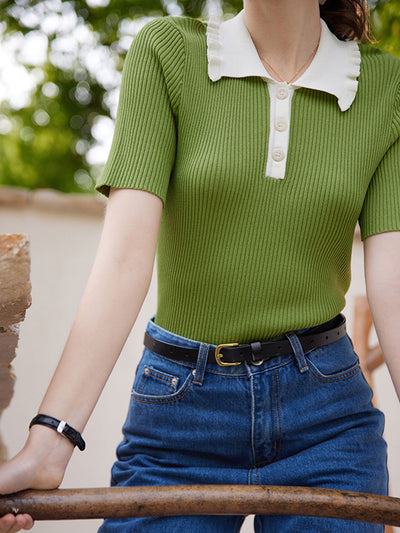 Ally Polo Neck Knitwear