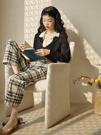 Atalanta Classic Polo Wool Knitwear-Brown