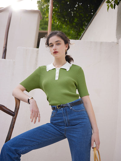 Ally Polo Neck Knitwear