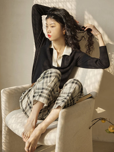 Atalanta Classic Polo Wool Knitwear-Brown