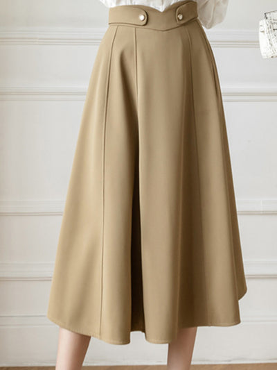 Alyssa Casual Hight Waist A-line Skirt