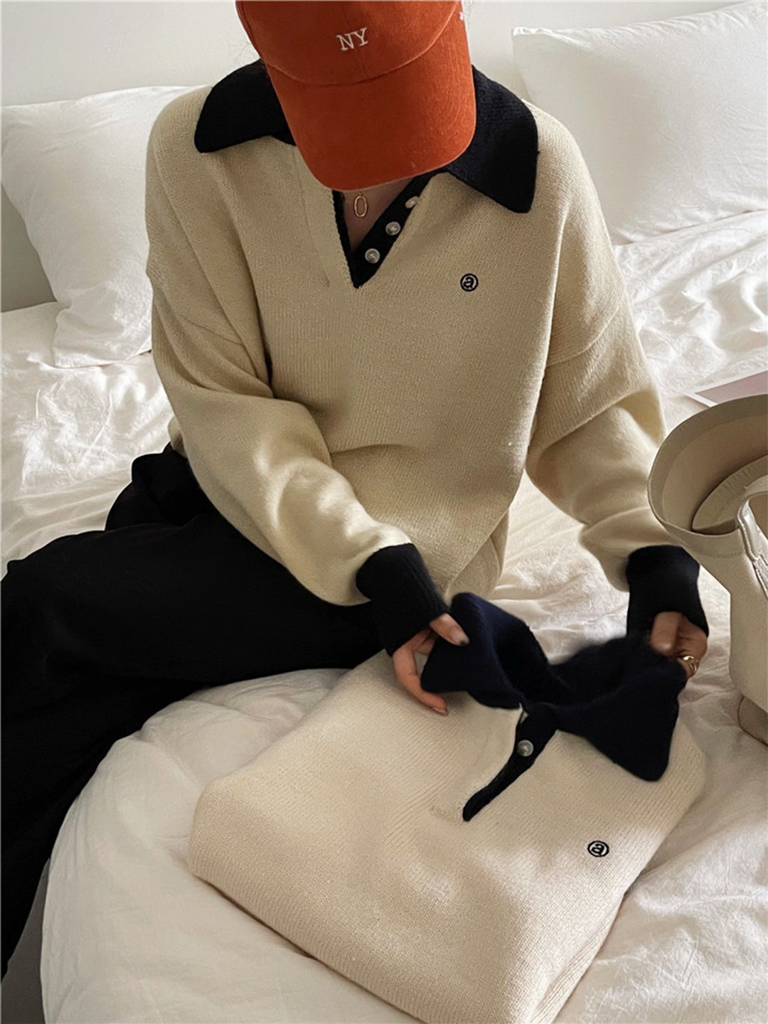 Nataly Classic Pullover Knit Sweater