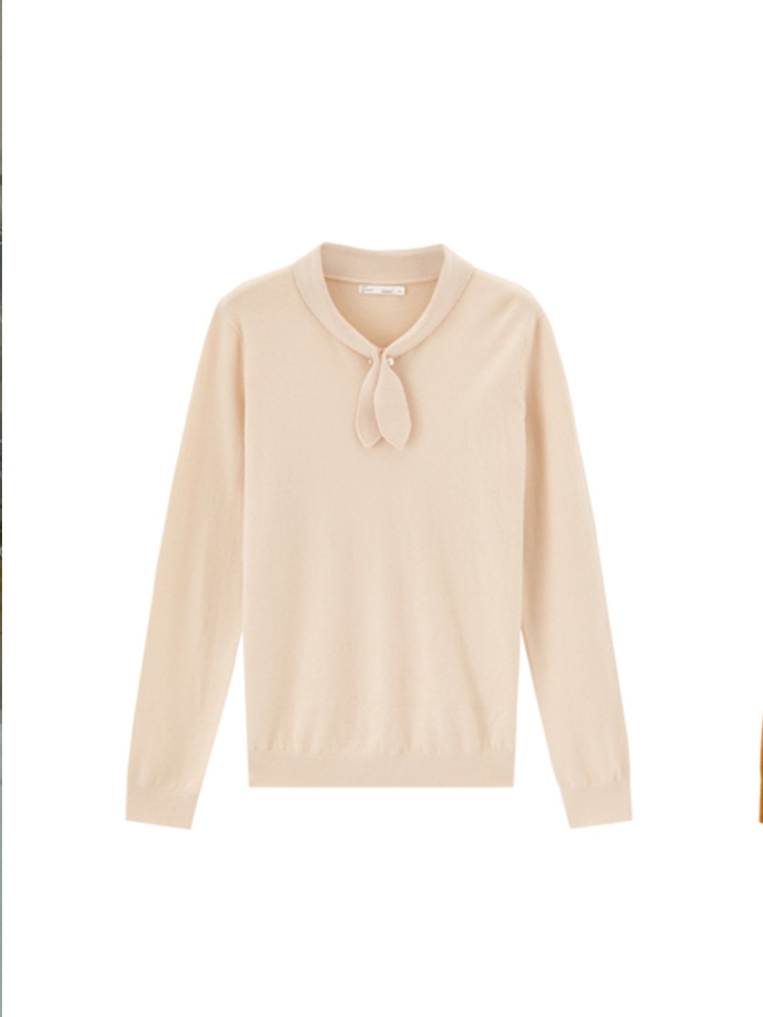 Adorable Vintage Rabbit Collar Knit Red Top