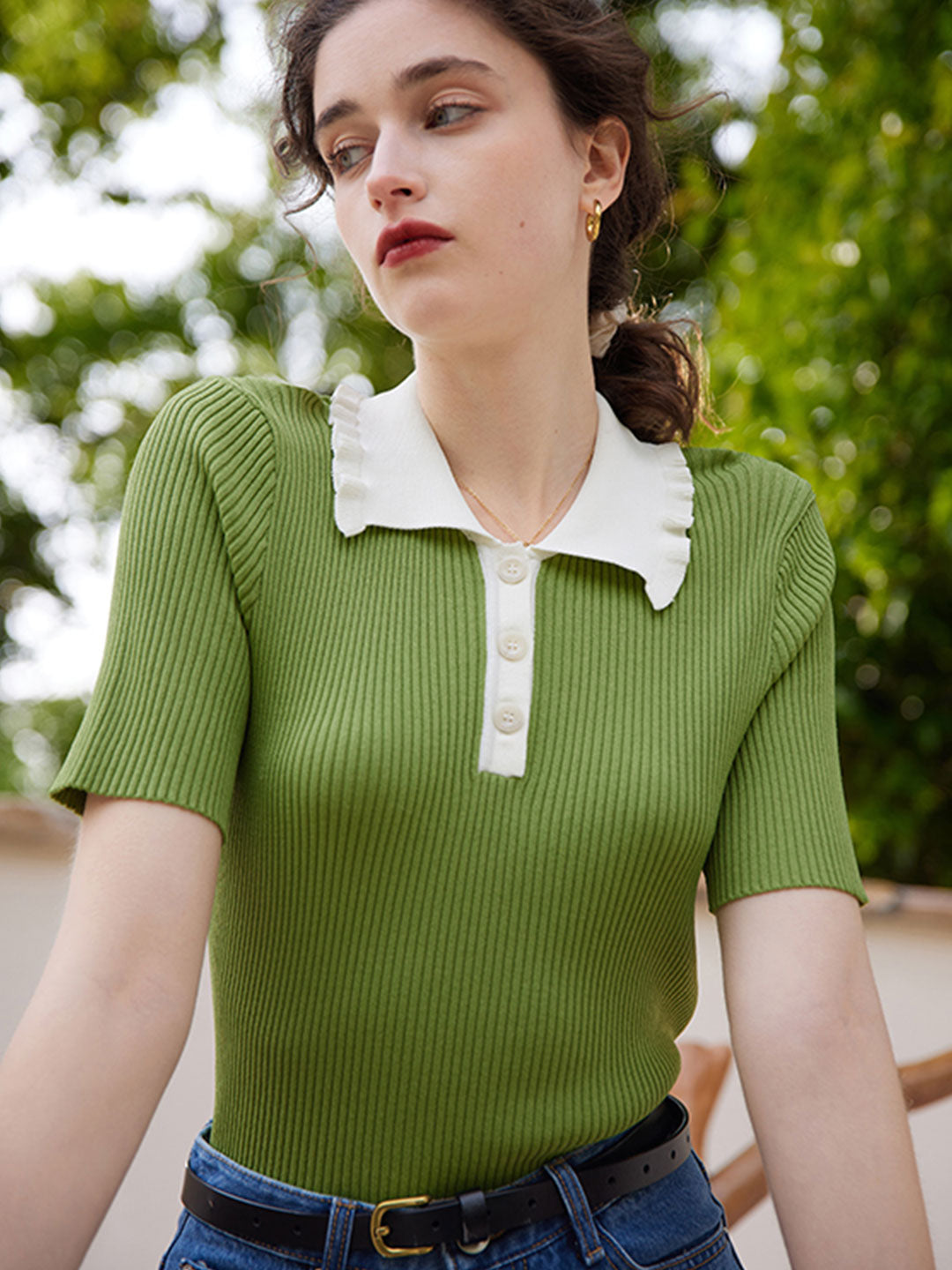 Ally Polo Neck Knitwear