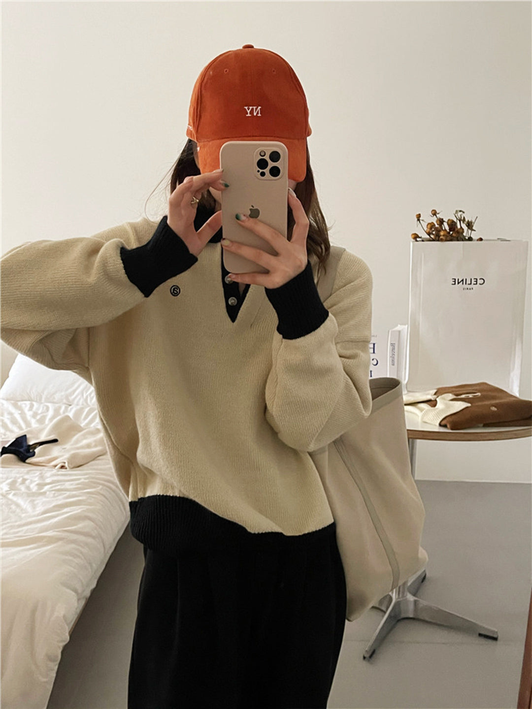 Nataly Classic Pullover Knit Sweater