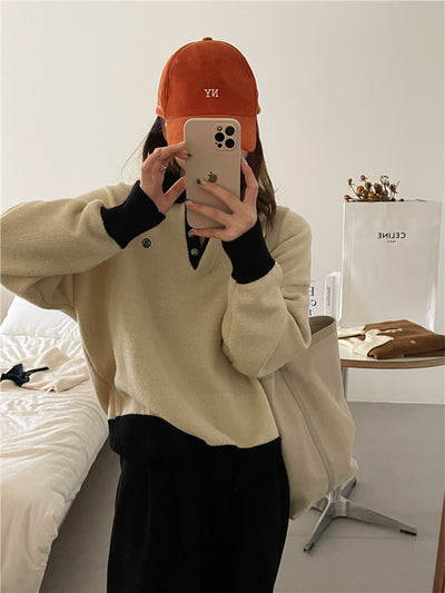 Nataly Classic Pullover Knit Sweater