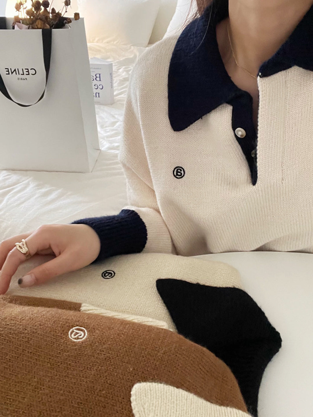 Nataly Classic Pullover Knit Sweater