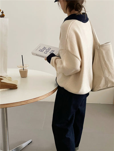 Nataly Classic Pullover Knit Sweater