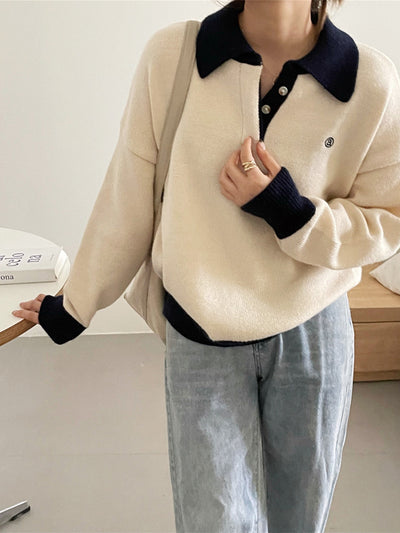 Nataly Classic Pullover Knit Sweater