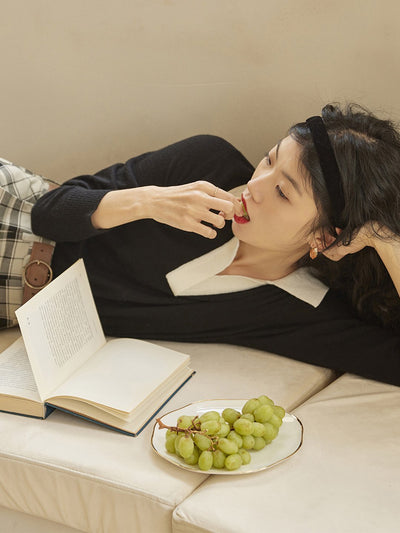 Atalanta Classic Polo Wool Knitwear-Brown