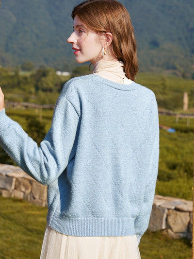 Valeria V-neck Embroidered Cardigan