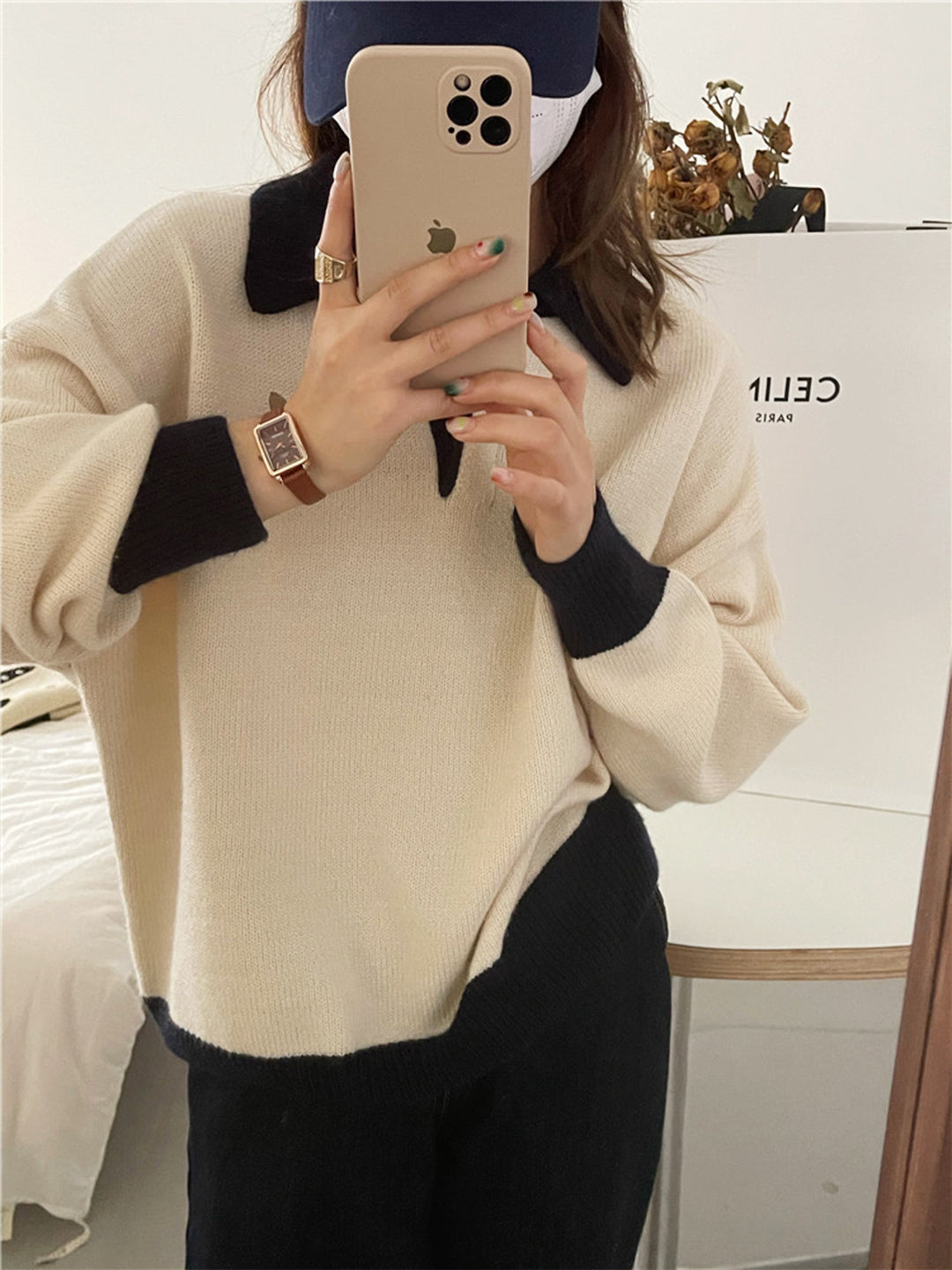 Nataly Classic Pullover Knit Sweater