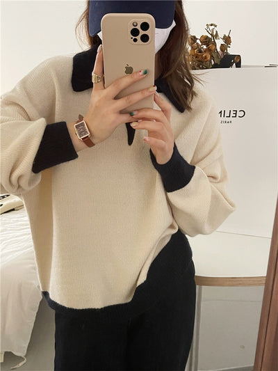 Nataly Classic Pullover Knit Sweater